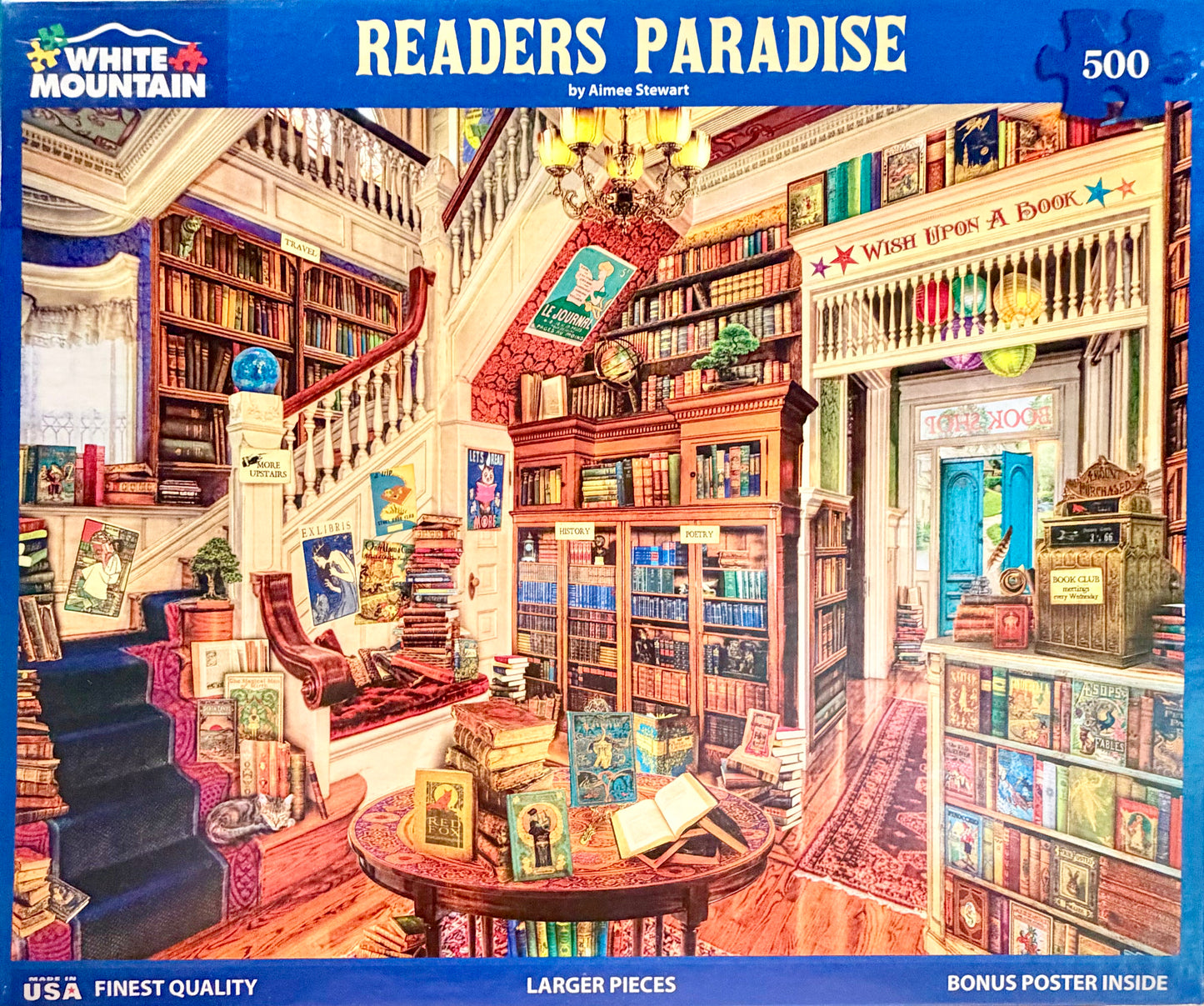 500 Piece White Mountain Jigsaw Puzzle
