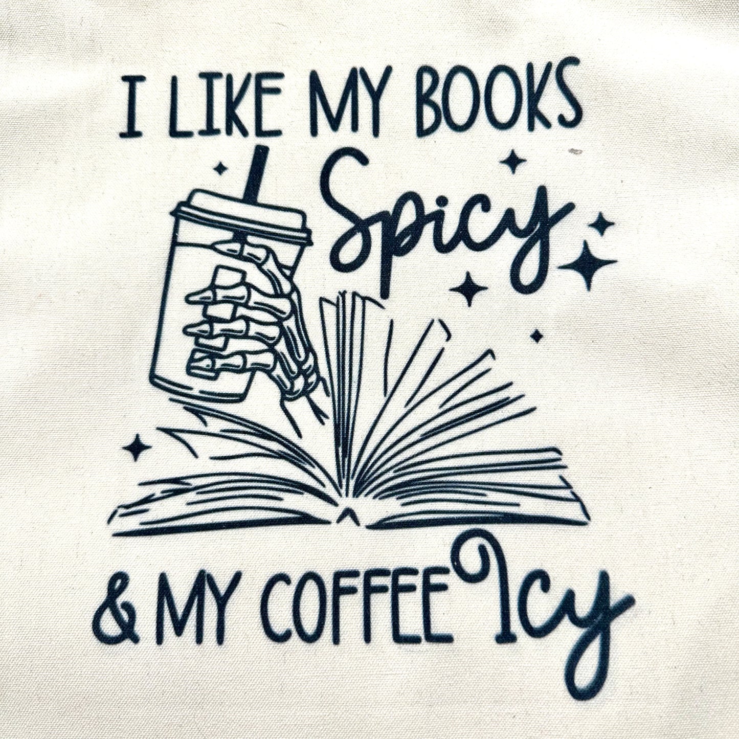 Canvas Book Tote Bag
