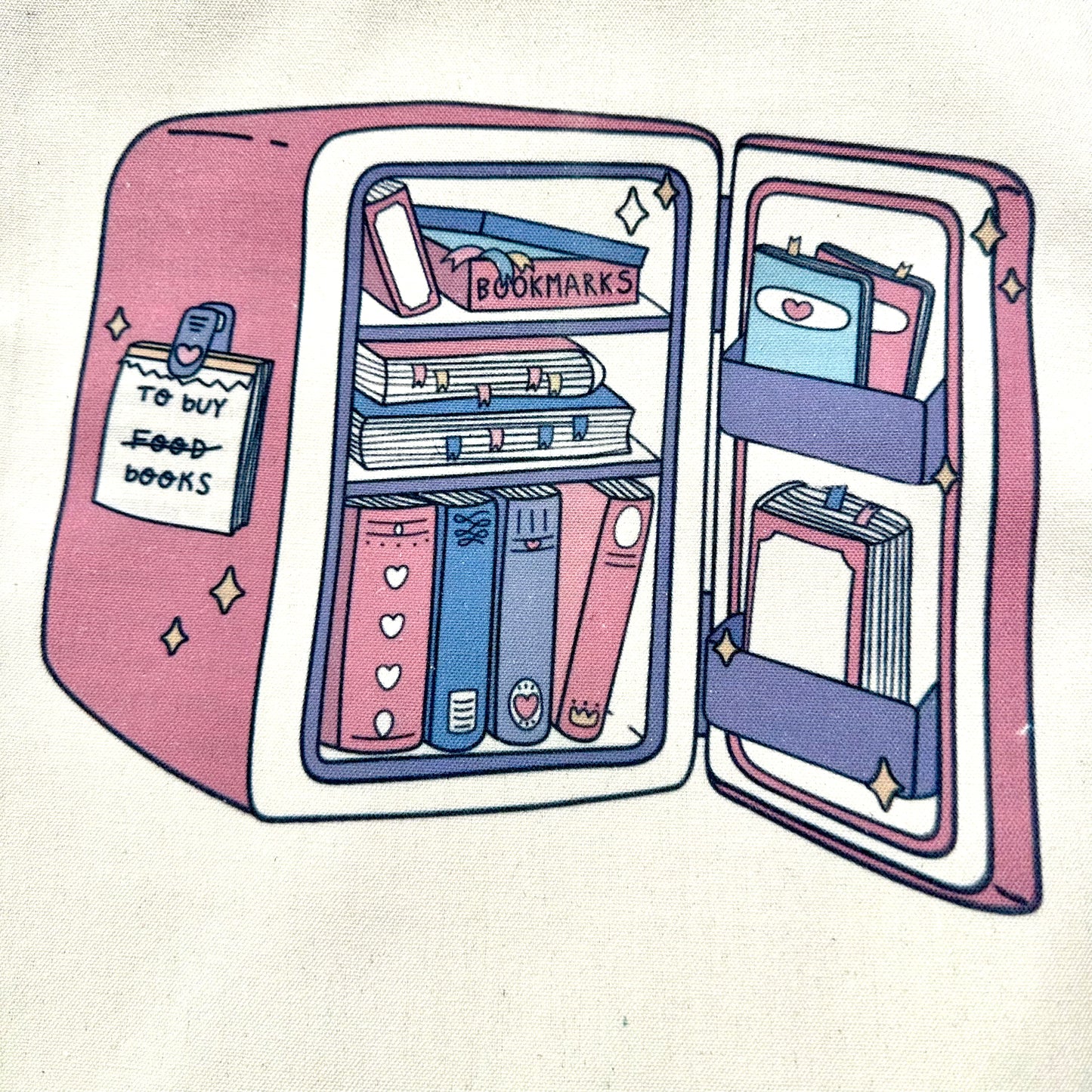 Canvas Book Tote Bag