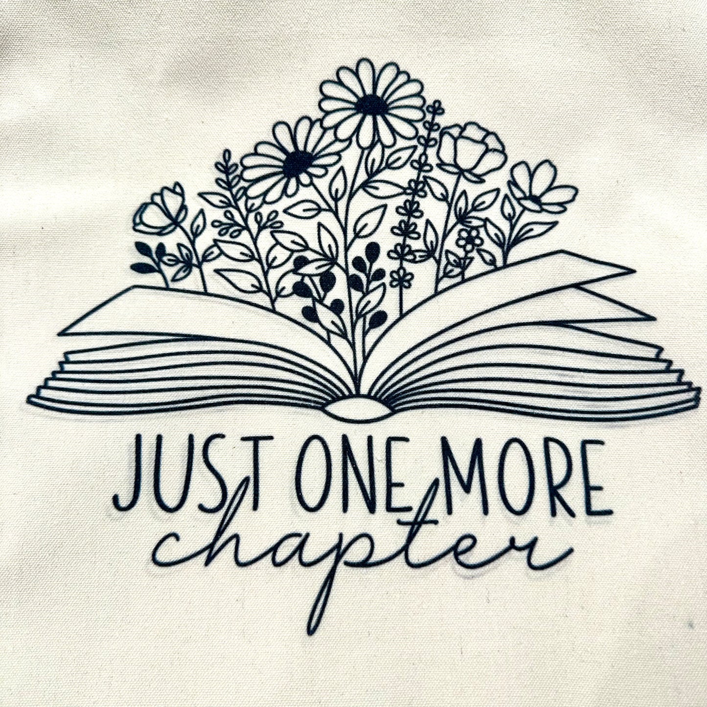 Canvas Book Tote Bag