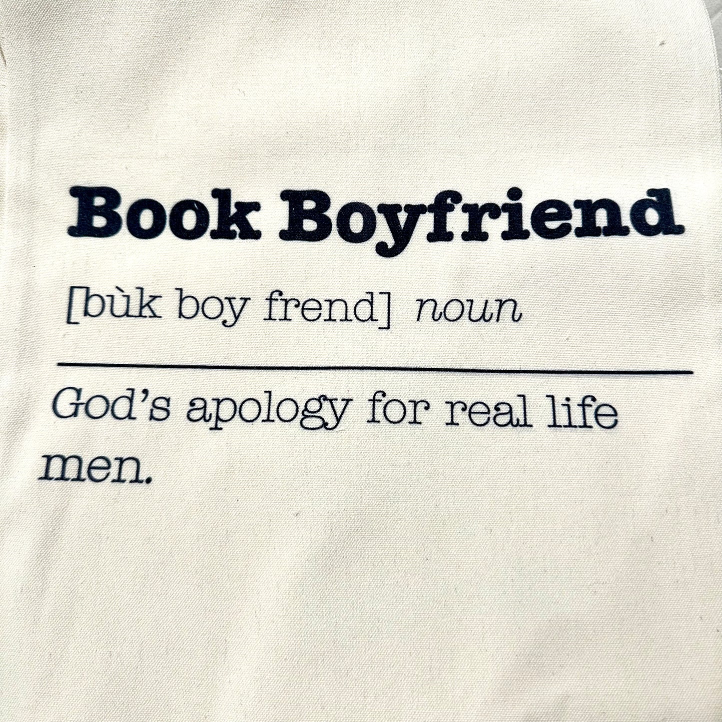 Canvas Book Tote Bag