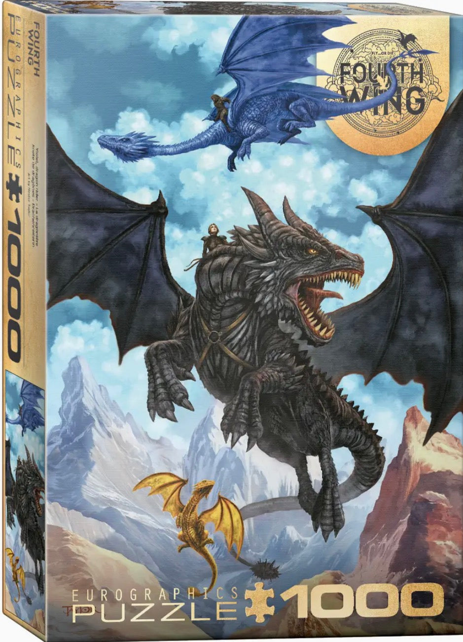 1000 Piece Eurographics Official Licensed Fourth Wing Puzzles