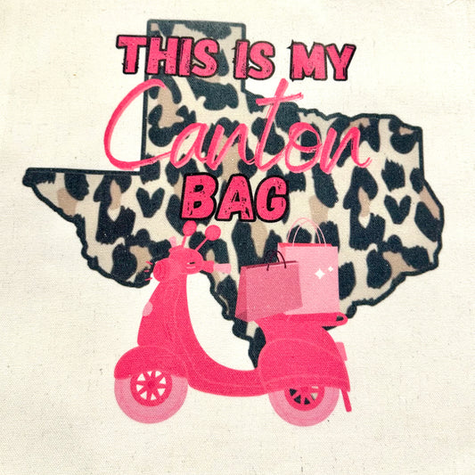 Canvas Book Tote Bag