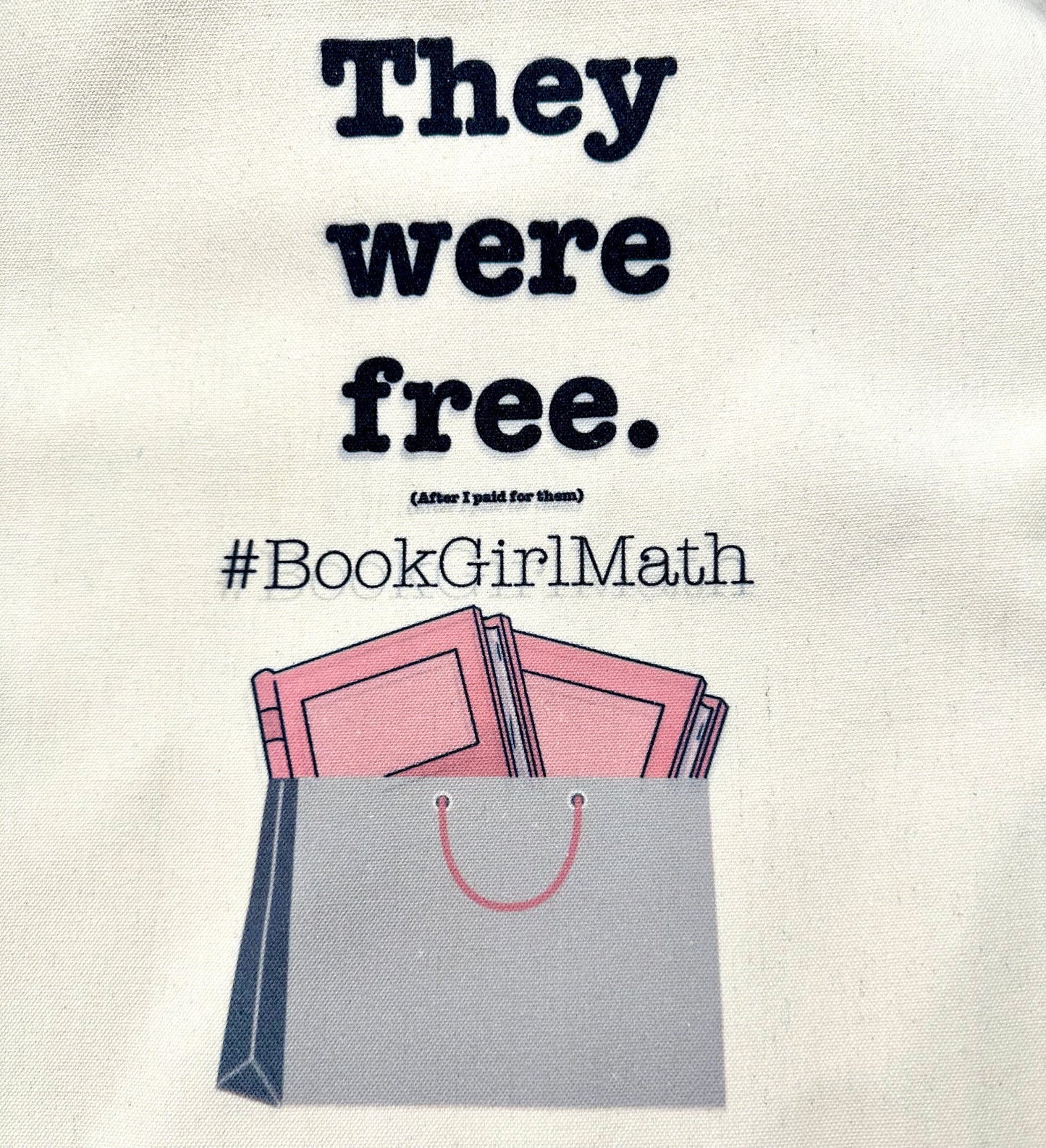 Canvas Book Tote Bag