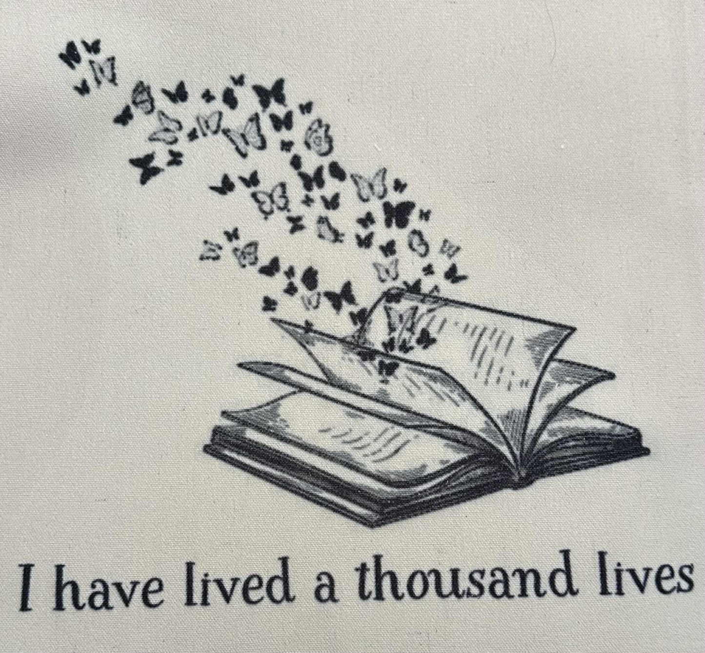 Canvas Book Tote Bag