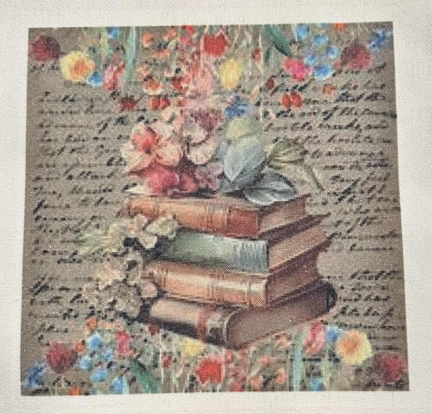 Canvas Book Tote Bag