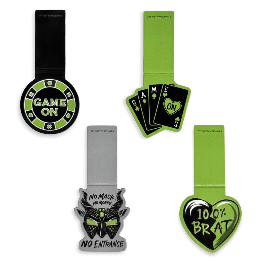Game On Magnetic Bookmarks (4-Pack)