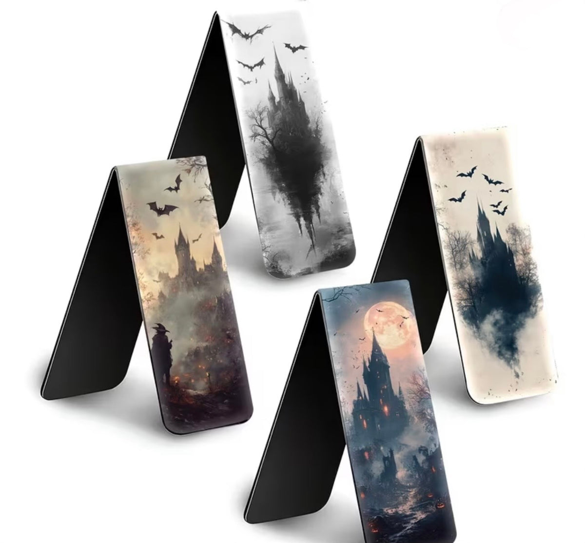 Gothic Magnetic Bookmark Set