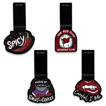 A Little Wicked Magnetic Bookmarks (4-Pack) (Original Artwork) (Original Artwork)
