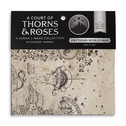 A Court of Thorns and Roses: Prythian World Map (16'' x 20'')