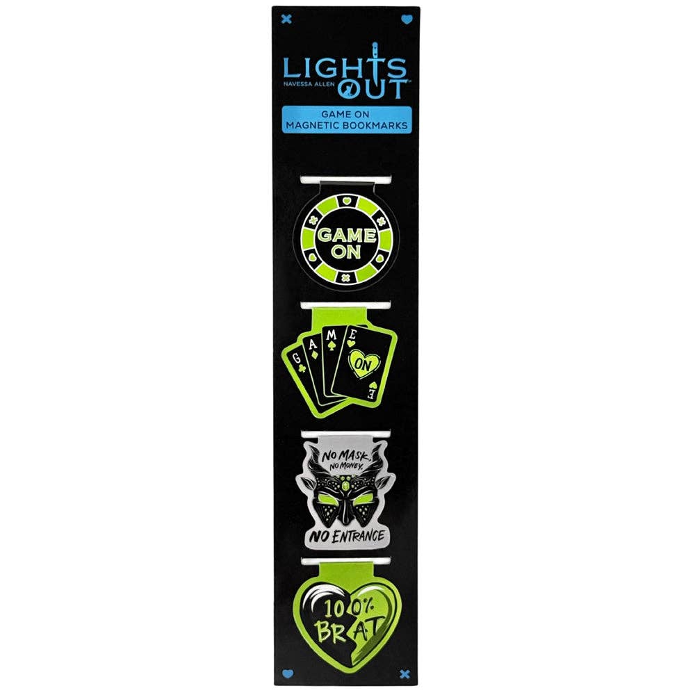 Game On Magnetic Bookmarks (4-Pack)