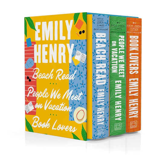 Emily Henry 3-Book Boxed Set: Beach Read, People We Meet on Vacation, and Book Lovers cover image