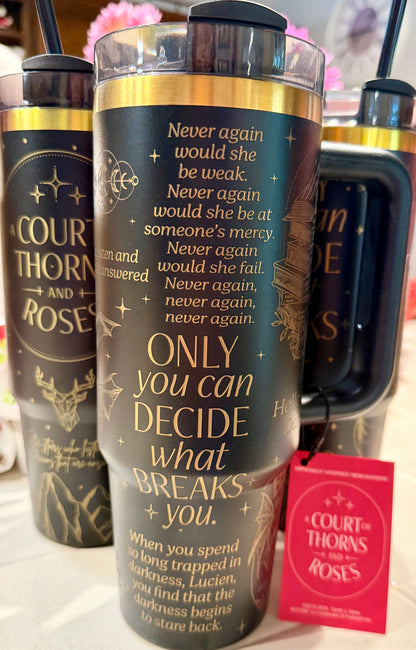 ACOTAR 40 oz Laser Engraved Tumbler