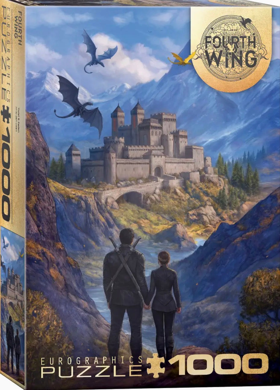 1000 Piece Eurographics Official Licensed Fourth Wing Puzzles