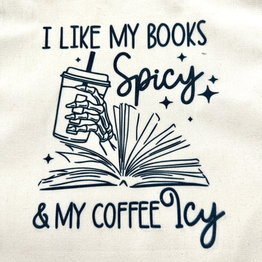 Canvas Book Tote Bag