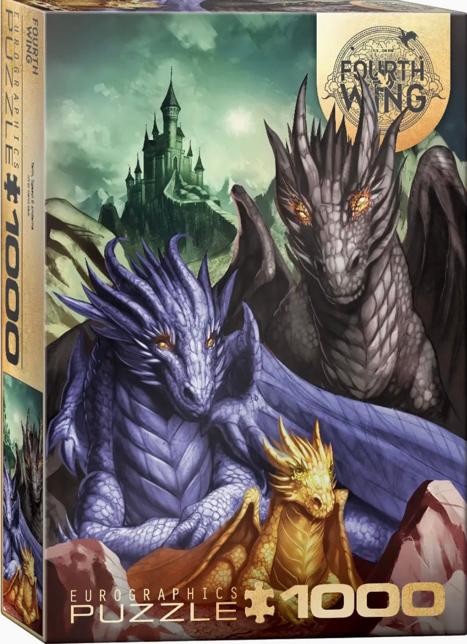 1000 Piece Eurographics Official Licensed Fourth Wing Puzzles