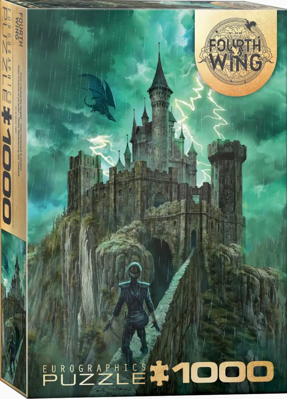 1000 Piece Eurographics Official Licensed Fourth Wing Puzzles