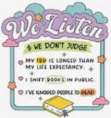 Canvas Book Tote Bag