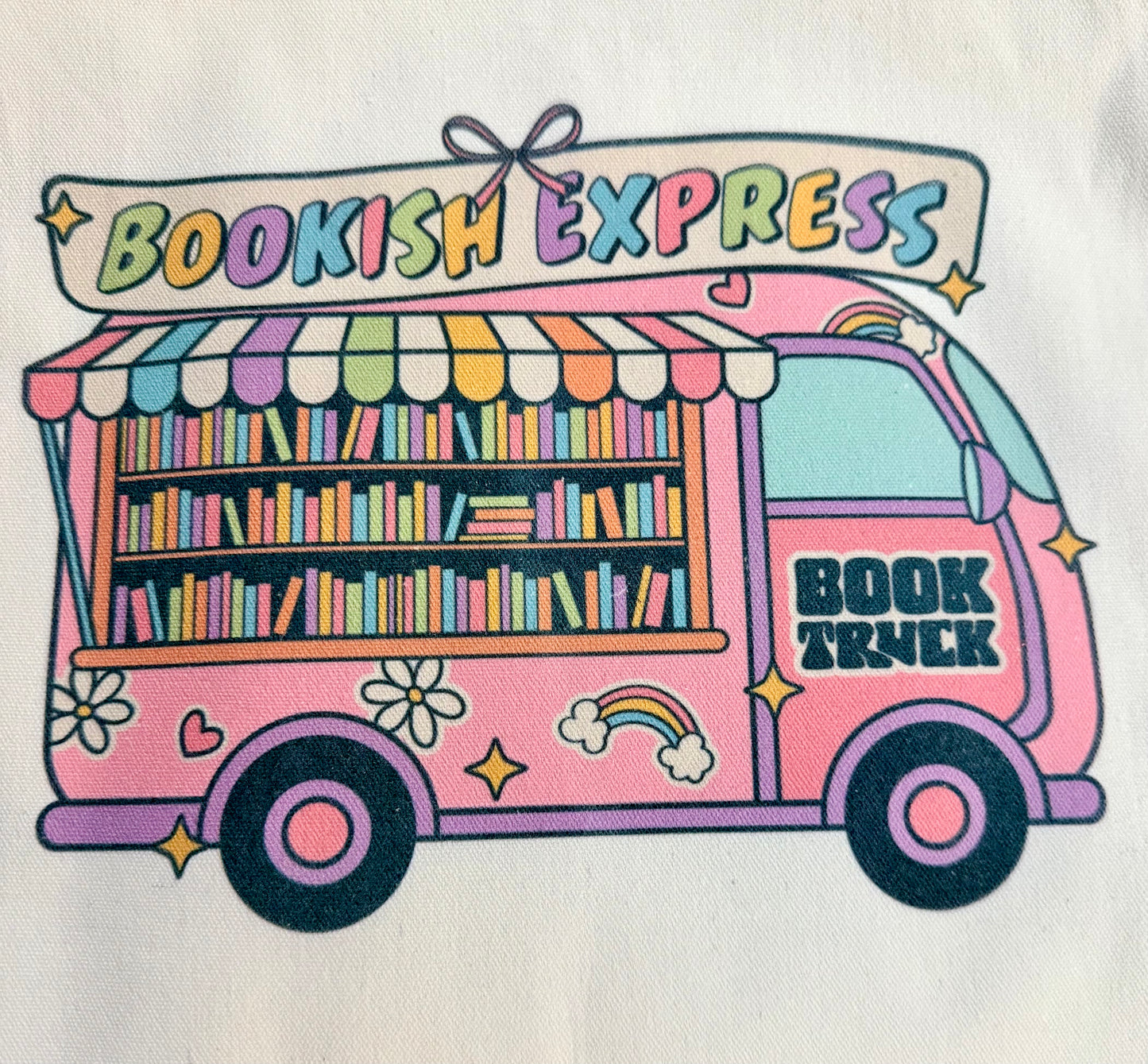 Canvas Book Tote Bag