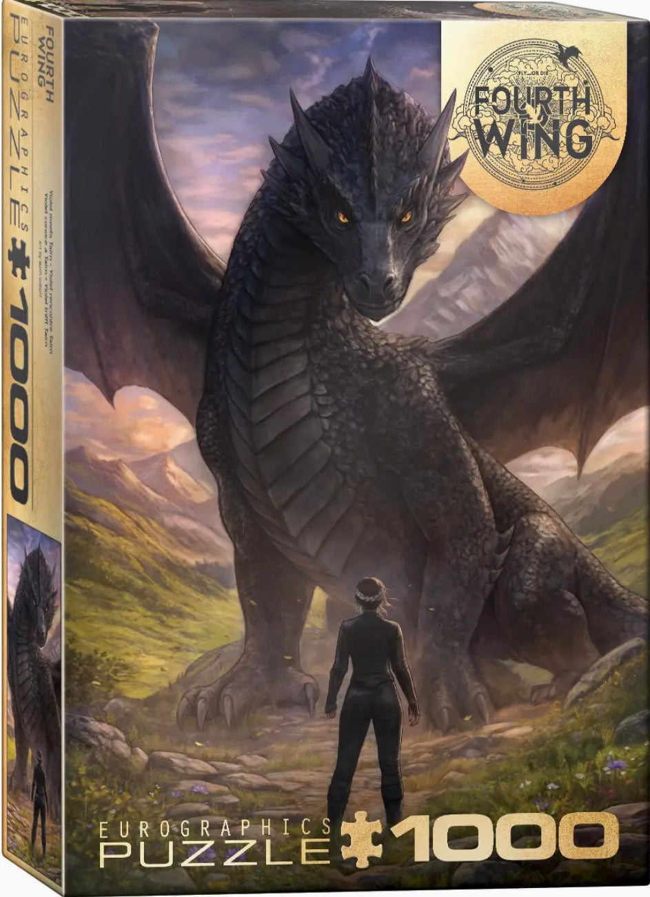 1000 Piece Eurographics Official Licensed Fourth Wing Puzzles