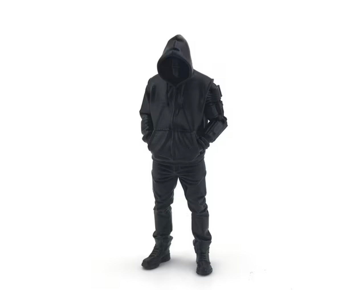 Small Hooded Standing Figure
