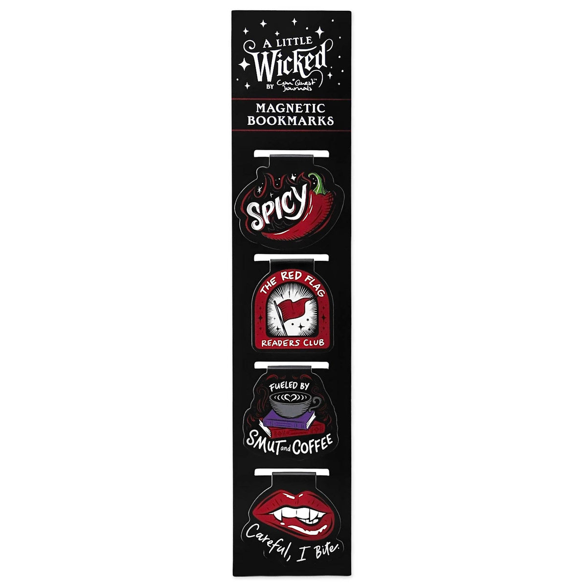 A Little Wicked Magnetic Bookmarks (4-Pack) (Original Artwork) (Original Artwork)