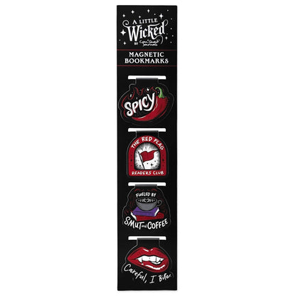 A Little Wicked Magnetic Bookmarks (4-Pack) (Original Artwork) (Original Artwork)