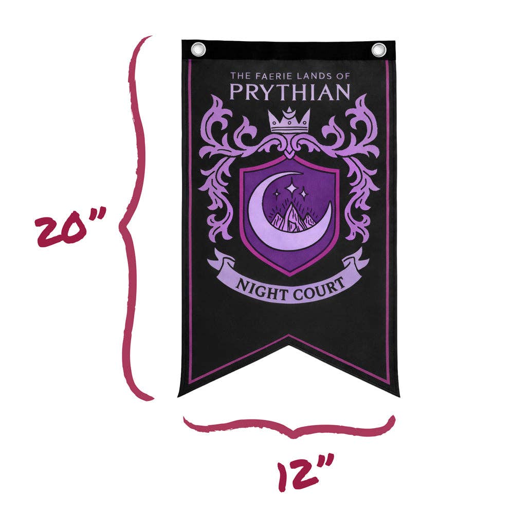 ACOTAR: Courts of Prythian Banner Flag Set (12'' x 20'')