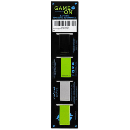 Game On Magnetic Bookmarks (4-Pack)